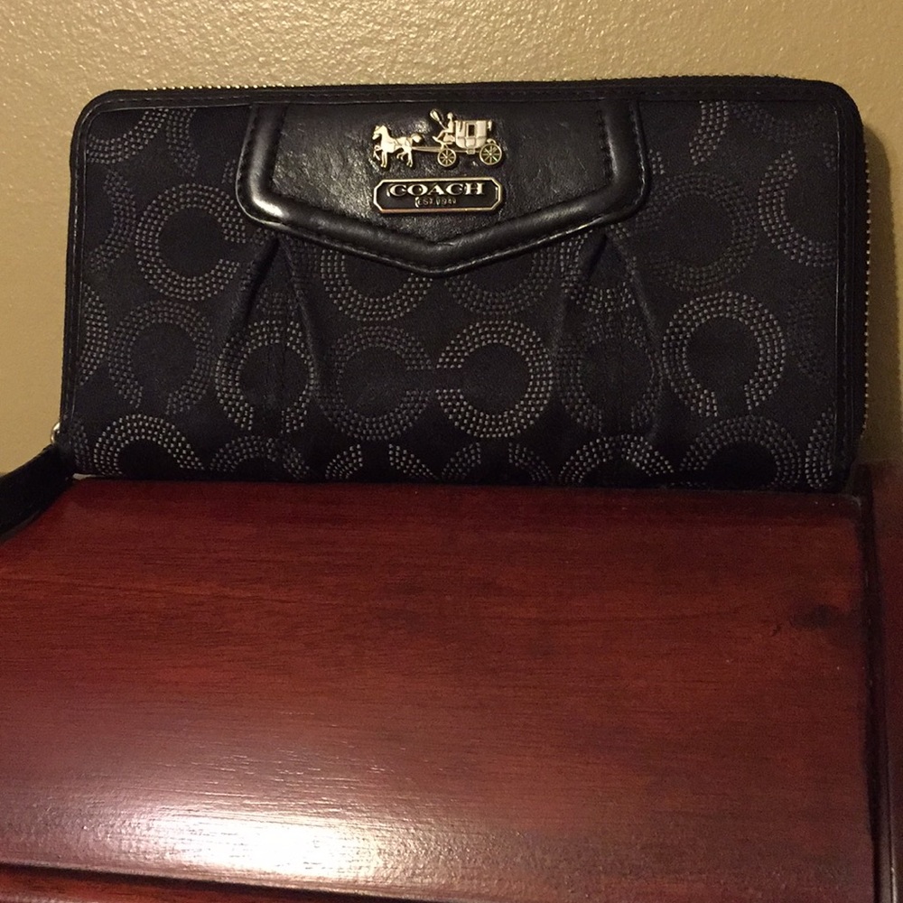 Coach zipper wallet